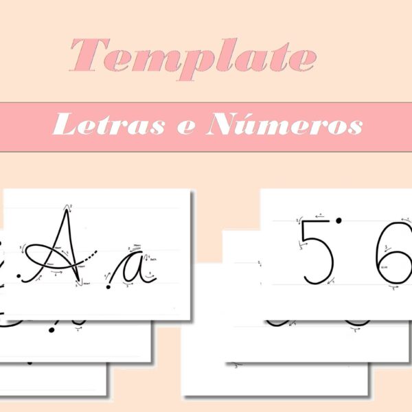 Template Letras e Números